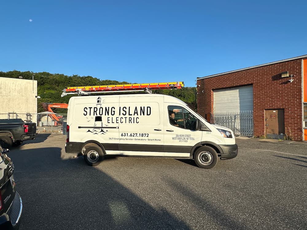 Strong Island Electric Van And Driver 1